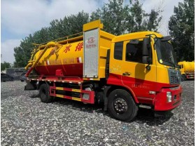 东风天锦10方清洗吸污车