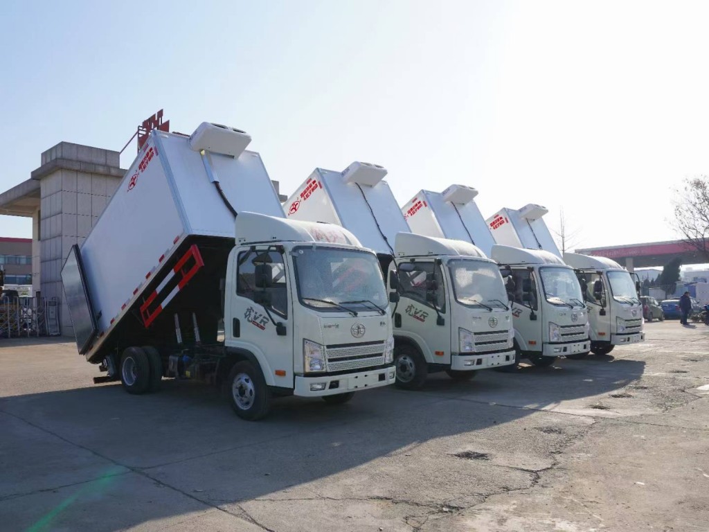 解放无害化运输车