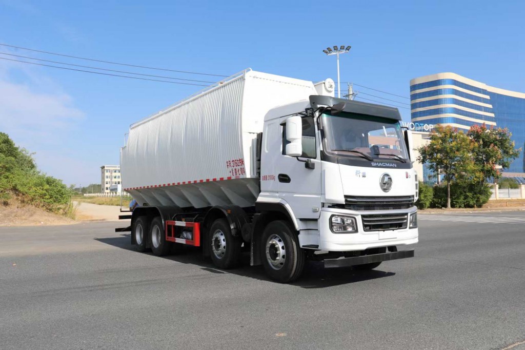 陕汽轩德20方散装饲料运输车