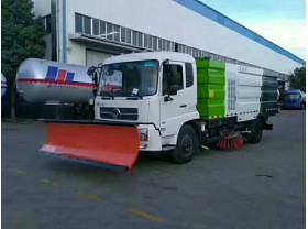 东风天锦多功能扫路除雪车