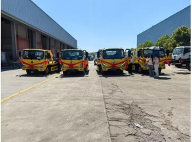 福田欧马可黄牌平板清障车