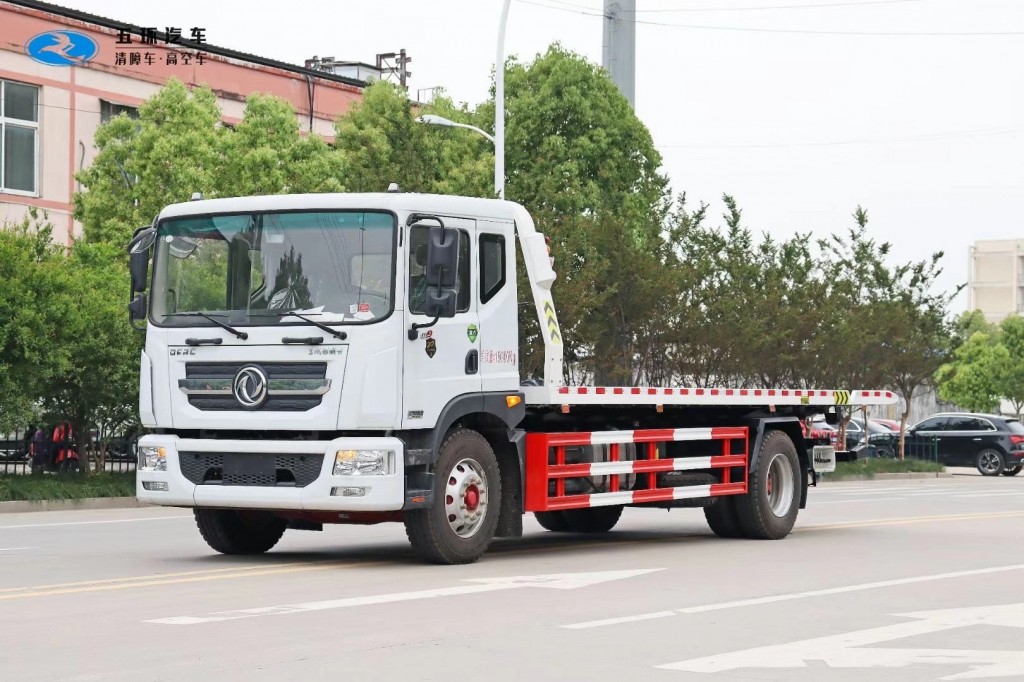 东风D9一拖二清障车