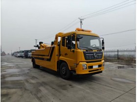 东风天锦一拖二清障车