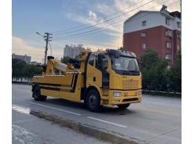 解放J6L一拖二清障车