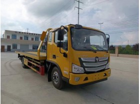 福田欧马可黄牌一拖二清障车