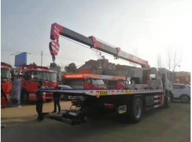 平板随车吊救援车